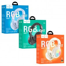 Hoco Ακουστικ΄ά Wireless με RGB φωτισμό