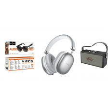 Hoco Audio Glasses + Hoco Bluetooth Ακουστικά 90H + Hoco Ηχείο Retro Bluetooth