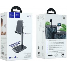 Hoco PH27 Stable Βάση Γραφείου για Κινητό σε Μαύρο χρώμα