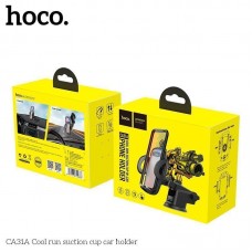 Hoco Βάση Κινητού Αυτοκινήτου CA31A Cool Run Car Holder Black με Ρυθμιζόμενα Άγκιστρα