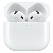 Apple AirPods 4 Earbud Bluetooth Handsfree Ακουστικά με Αντοχή στον Ιδρώτα και Θήκη Φόρτισης Λευκά