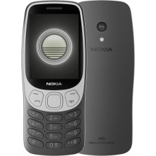 Nokia 3210 Dual SIM Κινητό με Κουμπιά (Ελληνικό Μενού) Grunge Black