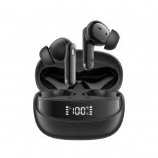 Joyroom JR-BB3 In-ear Bluetooth Handsfree Ακουστικά με Αντοχή στον Ιδρώτα και Θήκη Φόρτισης Μαύρα