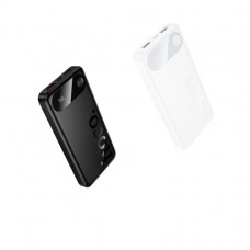 Hoco J154A Victorious Power Bank 10000mAh 22.5W με 2 Θύρες USB-A και Θύρα USB-C Power Delivery Λευκό