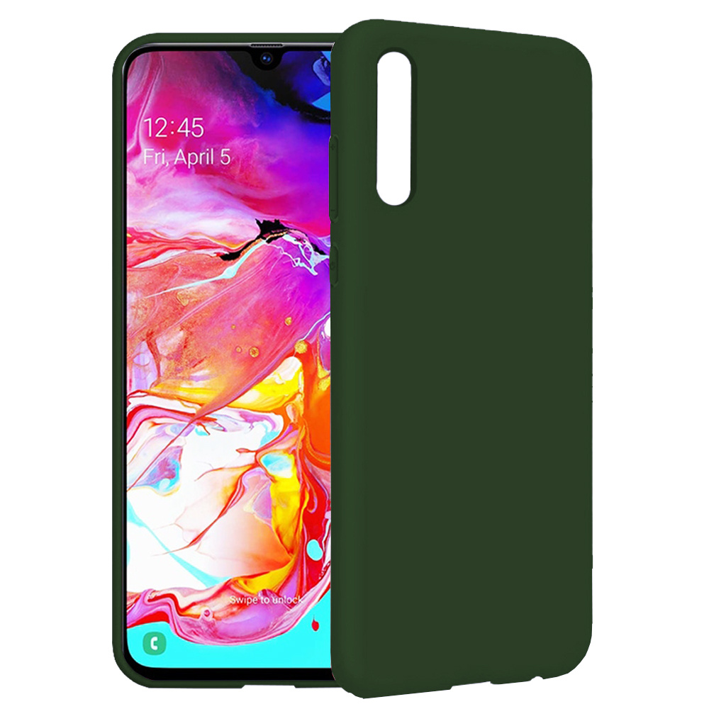 θήκη Πλάτης με Διάφορα Χρώματα Για Samsung Galaxy A30S - Πράσινος